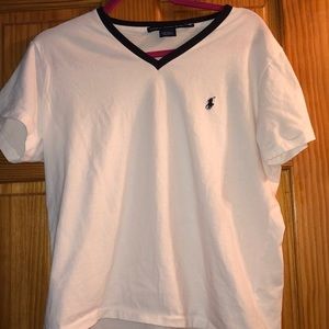 White Ralph Lauren Polo Tee Shirt